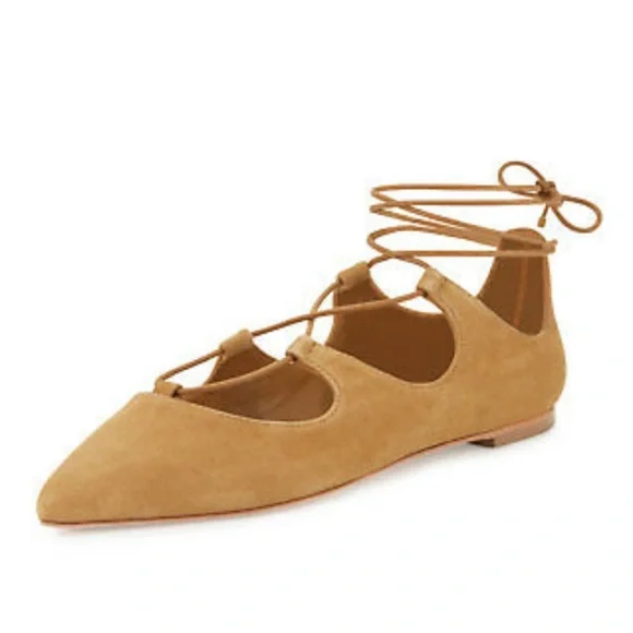 Loeffler Randall Ambra Sienna lace-up ballet flats - Picture 2 of 7